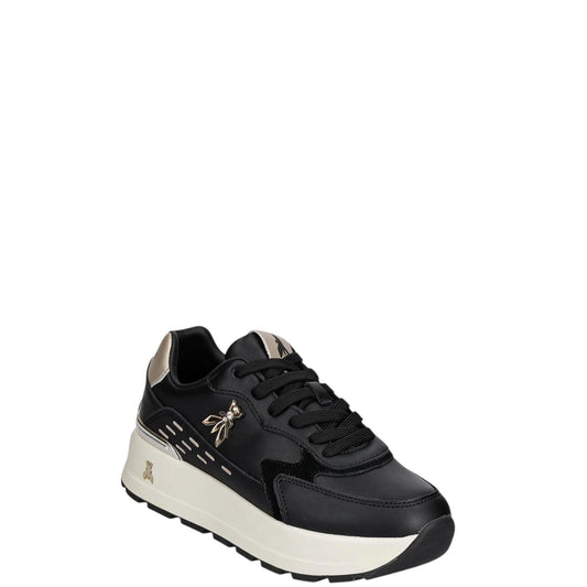 Sneakers donna "Patrizia Pepe" PPJ917 Collezione Autunno/Inverno - Nero e Platino