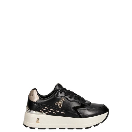 Sneakers donna "Patrizia Pepe" PPJ917 Collezione Autunno/Inverno - Nero e Platino