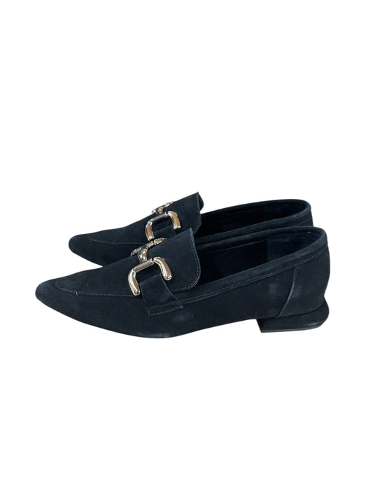 Mocassini donna "HollyQueen Milano" H1209-02 Collezione Autunno/Inverno 2025/2026 - Camoscio Nero