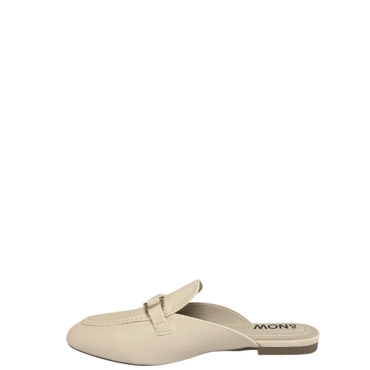Sabot donna "Menbur" 25560 Collezione Primavera/Estate 2026 con pietre - Crema