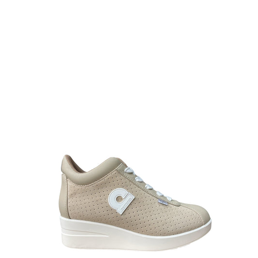 Sneakers donna "Rucoline Jackie 226 A Leather Suede Forato Collezione Primavera/Estate 2026 - Beige