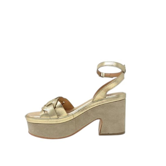 Sandali con zeppa donna "Janet&Janet" J-152 Collezione Primavera/Estate 2026 - Oro