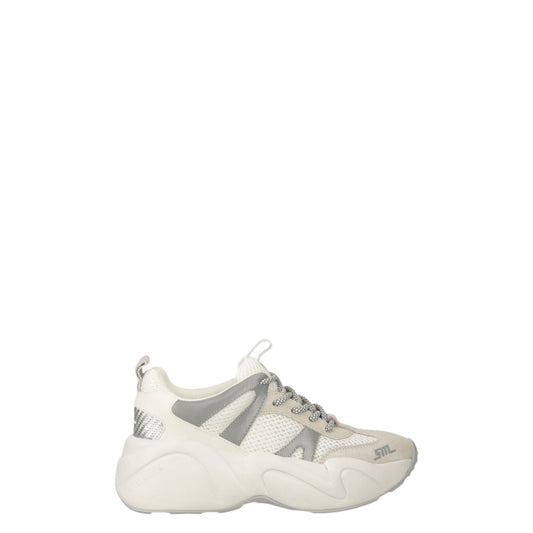 Sneakers donna "Steve Madden" Bounce Collezione Primavera/Estate 2026 - Grigio e bianco
