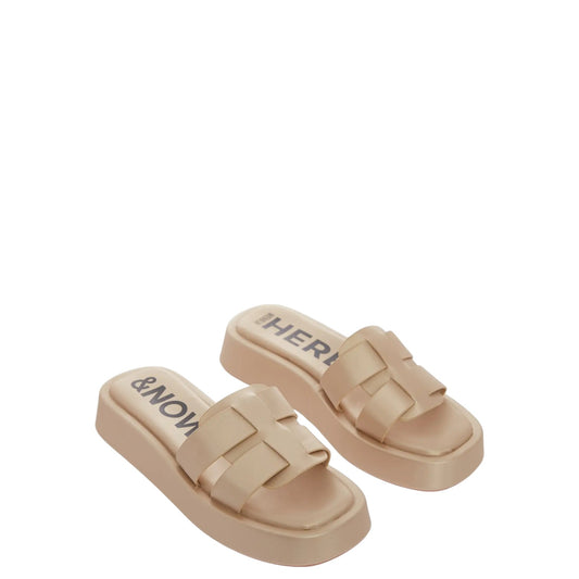 Ciabatte donna "Menbur" 25521 Collezione Primavera/Estate 2026 - Platino Perlato