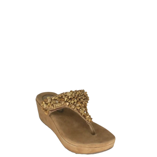 Infradito con zeppa donna "Cinzia Soft" IT1039 002 Collezione Primavera/Estate -  Tan
