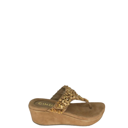 Infradito con zeppa donna "Cinzia Soft" IT1039 002 Collezione Primavera/Estate -  Tan