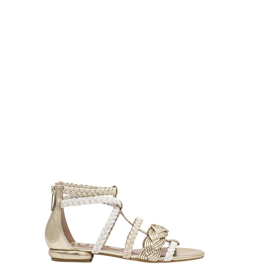 Sandali donna "Liu Jo" JULIET 08 Collezione Primavera/Estate - Oro bianco e beige