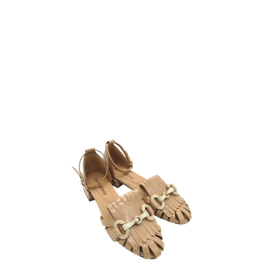 Ballerine donna "Cris Vergrè" by Elvio Zanon ES1001X Collezione Primavera/Estate 2026 - Camel