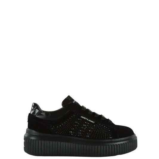 Sneakers donna "Janet & Janet" J-401  Collezione Autunno/Inverno 2025/2026 -  Nero