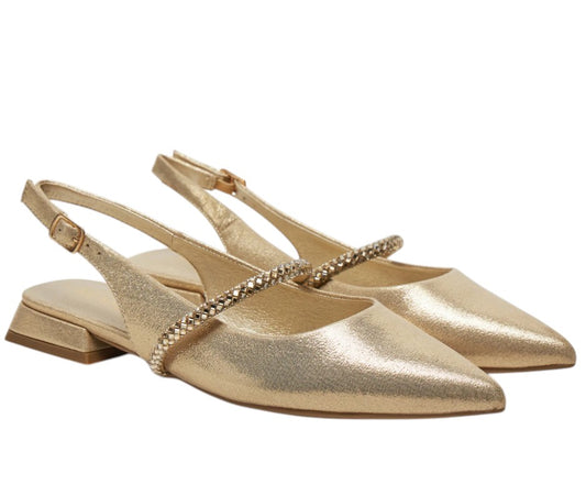 Ballerine donna "Menbur" 25761 Collezione Primavera/Estate 2026 - Oro