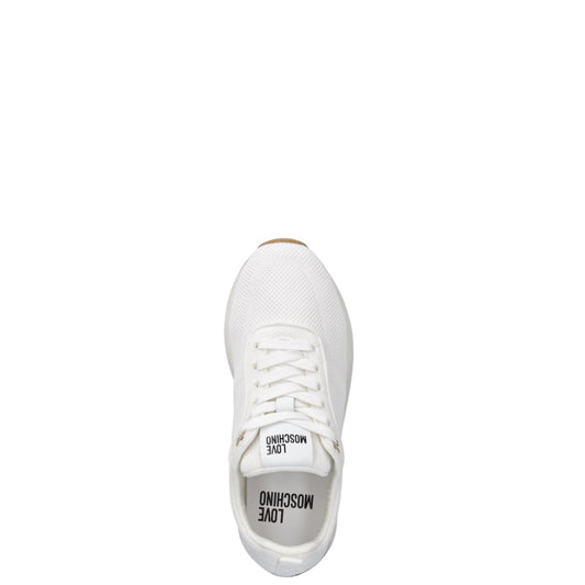 Sneakers donna "Love Moschino" JA15334G1OIZ1100 Collezione Primavera/Estate - Bianco