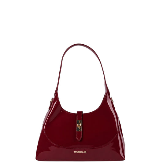 Borsa donna a spalla e tracolla "Dubeliè" CS-32 Collezione Autunno/Inverno - Vino