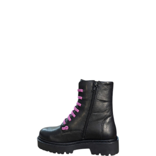 Anfibi donna "Shooters" S24239-01 Collezione Autunno/Inverno - Nero e Viola