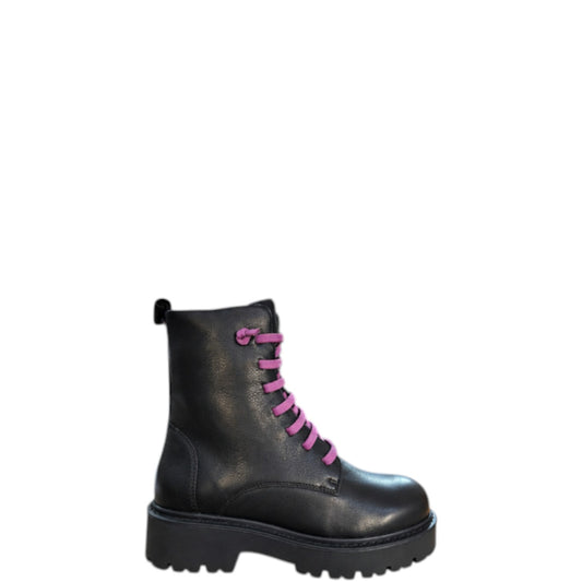 Anfibi donna "Shooters" S24239-01 Collezione Autunno/Inverno - Nero e Viola