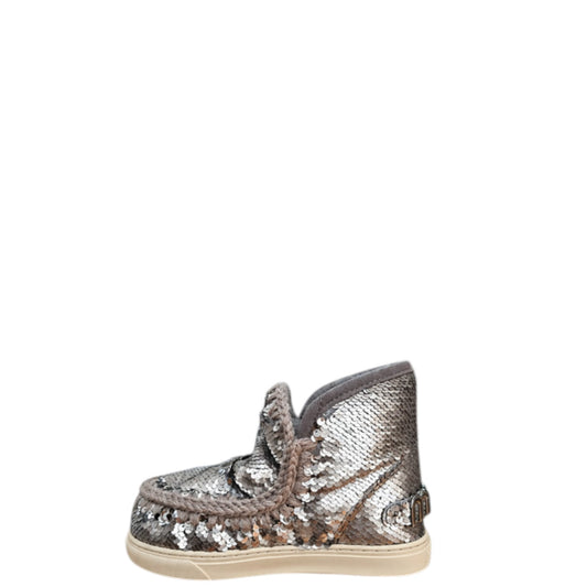 Stivaletti donna "Mou" FW111008G Collezione Autunno/Inverno Big Metallic- Argento e Grigio