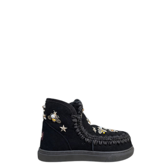Stivaletti donna "Mou" MU.FW111016A Collezione Autunno/Inverno con Api- Nero