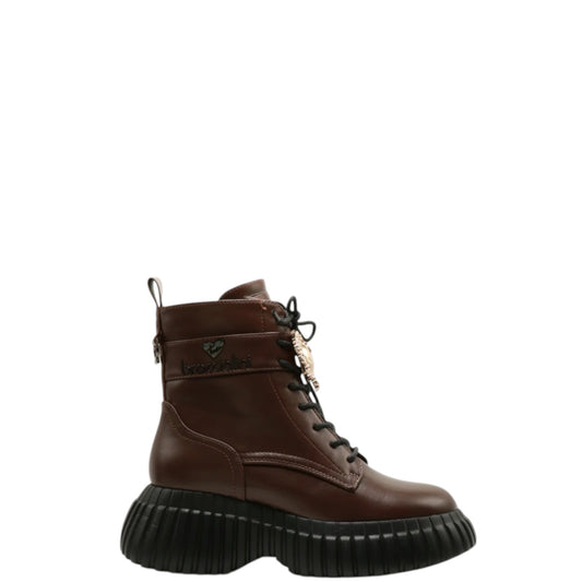 Anfibi donna "Braccialini" B75-CUORE Collezione Autunno/Inverno - Testa di moro
