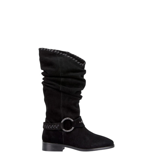 Stivali donna "Janet&Janet" J-493 Collezione Autunno/Inverno camoscio - Nero