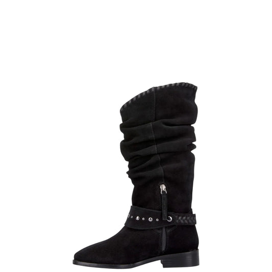 Stivali donna "Janet&Janet" J-493 Collezione Autunno/Inverno camoscio - Nero