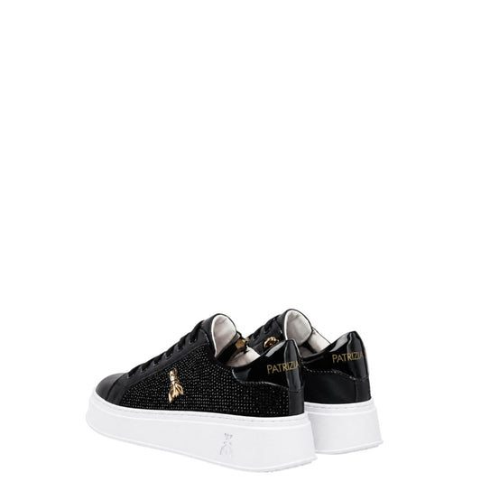 Sneakers donna "Patrizia Pepe" PPJ904 Collezione Autunno/Inverno - Nero e Bianco