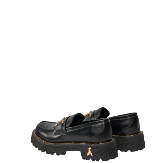 Mocassini donna "Patrizia Pepe" PJ774.31 Collezione Autunno/Inverno  - Nero e Oro