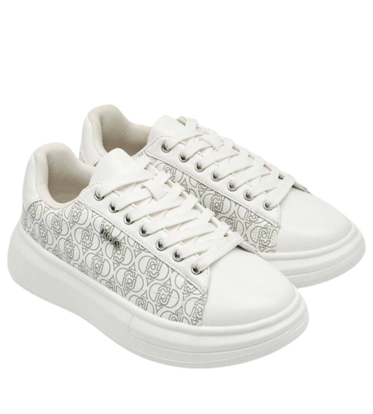 Sneakers donna "Liu Jo" Babol 01 Collezione Primavera/Estate 2026  - Bianco e grigio