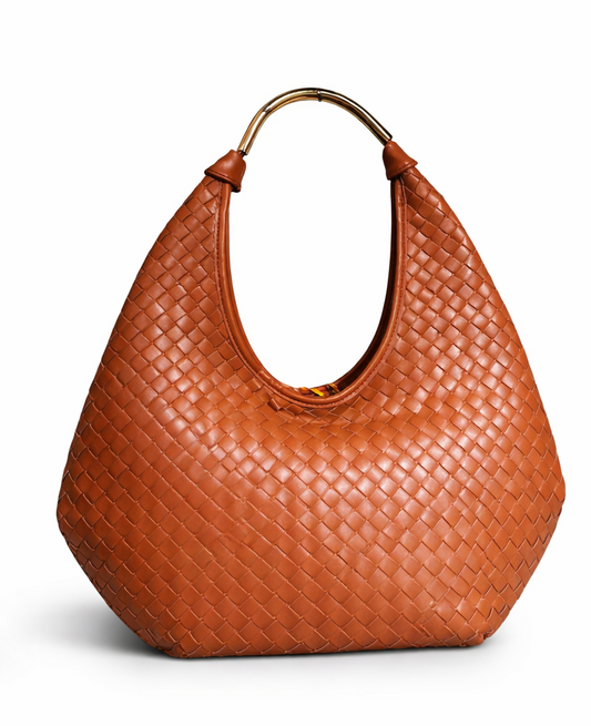 Borsa donna a mano e a spalla "Valentino Creations"  VC2027 Collezione Primavera/Estate 2026 - Cuoio