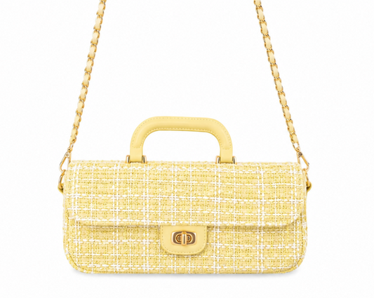 Borsa donna a mano e tracolla "Mariella Burani" MB002 Collezione Primavera/Estate - Giallo
