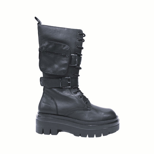 Anfibi donna "Shooters" S15696-01 Collezione Autunno/Inverno 2025/2026 - Nero