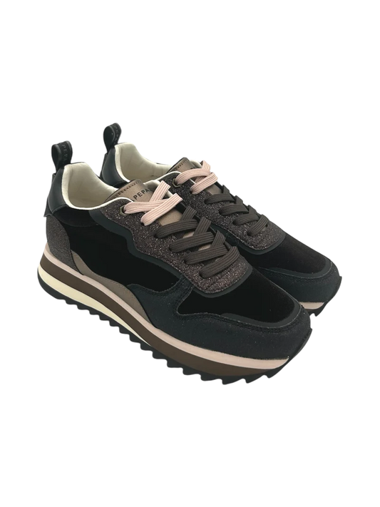Sneakers donna "Apepazza" F4WISH02/VEL Collezione Autunno/Inverno - Marrone multi