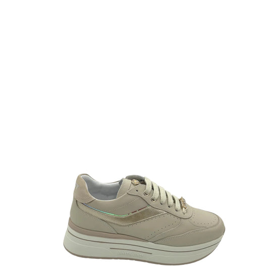 Sneakers donna "Janet & Janet" J-020 Collezione  Primavera/Estate 2026 - Nocciola e Bianco