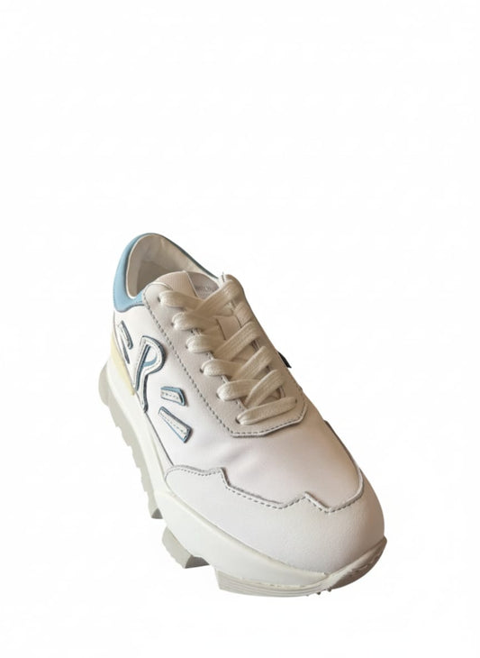 Sneakers Donna “Rucoline” Aki 300 Soft Bomber Collezione Autunno/Inverno 2025/2026 – Bianco e Celeste