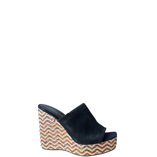Sandali zeppa donna "Pregunta" 2319508 001 Collezione Primavera/Estate 2026 - Nero