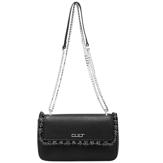 Borsa a mano e spalla donna "Cult" X06.002 Collezione Autunno/Inverno 2025/2026 - Nero