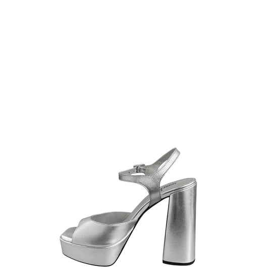 Sandali donna "Love Moschino" JA1605CG1OIF090B Collezione Primavera/Estate 2026 - Argento
