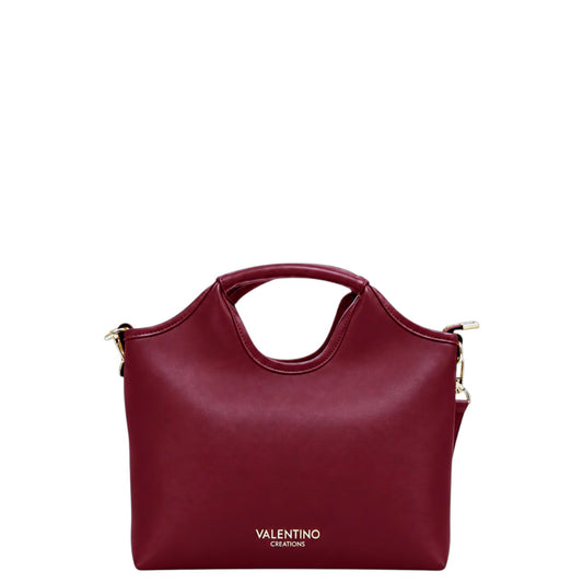 Borsa donna a mano e tracolla "Valentino Creations" VC602 Collezione Autunno/Inverno - Borgogna