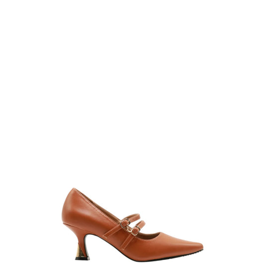 Décolleté donna "Braccialini" B14 Collezione Autunno/Inverno - Camel