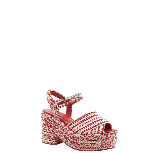 Sandali donna "Antolina Paris" BRENDA.002 Collezione Primavera/Estate 2026 - Rosso e Bianco