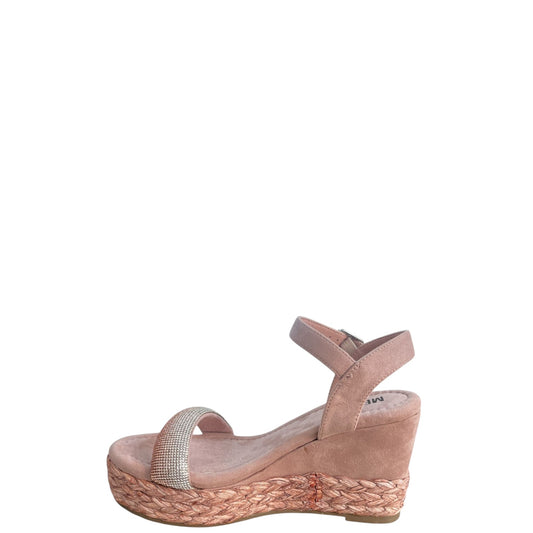 Sandali con zeppa donna "Menbur" 25365 Collezione Primavera/Estate 2026 - Cipria