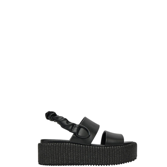 Sandali con zeppa donna "Blauer" S5OPAL04/RAF Collezione Primavera/Estate - Nero