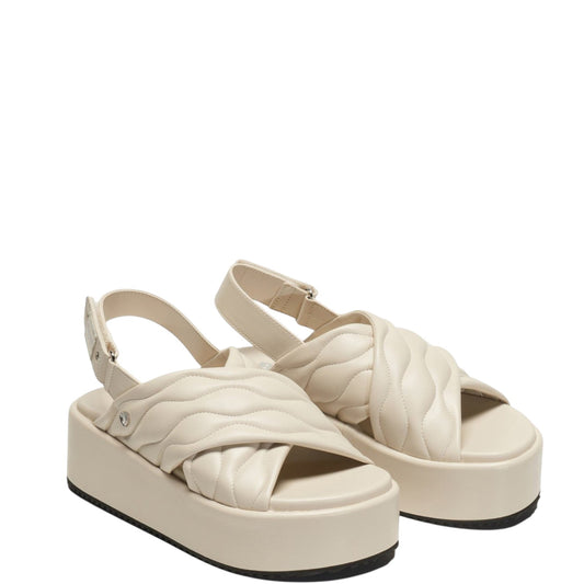 Sandali donna "Blauer" S4OPAL01/PAD Collezione Primavera/Estate - Crema