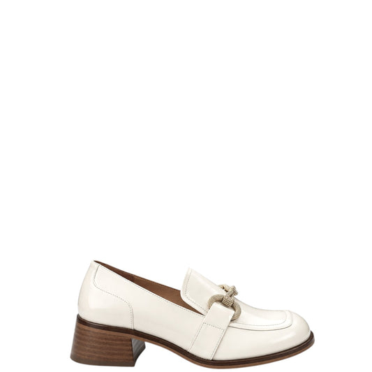 Mocassini donna "Elvio Zanon" ES0101X Collezione Primavera/Estate 2026 - Bianco