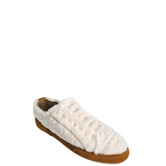 Sneakers donna "Massimo Santini" 25WPANAREA05 Collezione Autunno/Inverno - Panna e Caramel