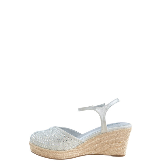 Espadrillas donna "Menbur" 24982 Collezione Primavera/Estate 2026  - Argento