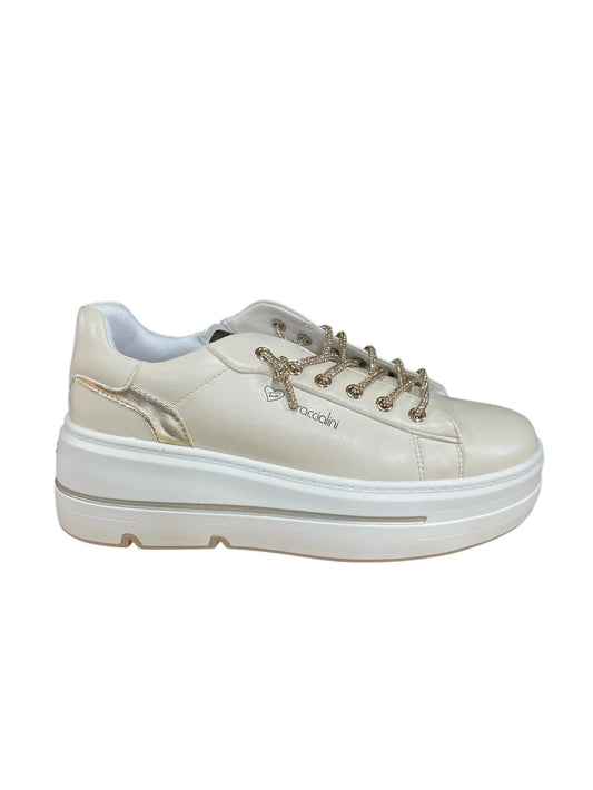 Sneakers donna “Braccialini” BA142 Collezione Autunno/Inverno 2025/2026 – Avorio
