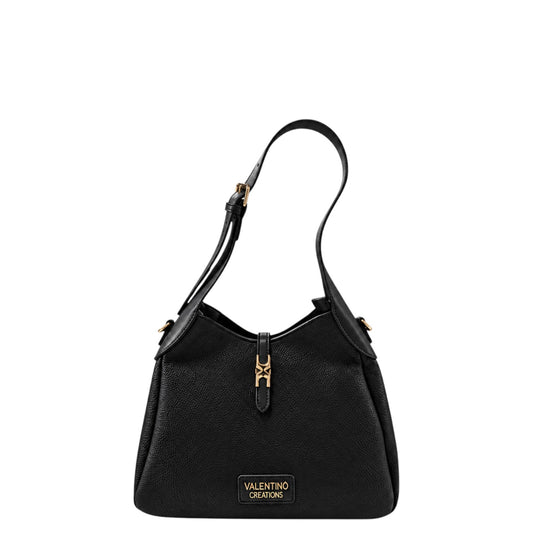 Borsa donna a spalla e tracolla "Valentino Creations" VA-7082 Collezione Autunno/Inverno - Nero