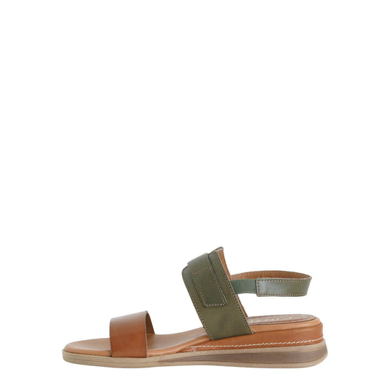 Sandali donna "Cinzia Soft" RN10313 001  Collezione Primavera/Estate - Verde e Marrone