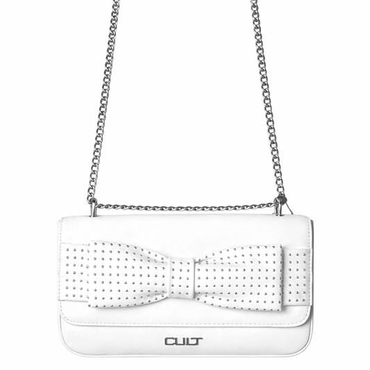 Borsa donna a spalla e tracolla "Cult" Billie X40.004 Collezione Primavera/Estate 2026 - Bianco