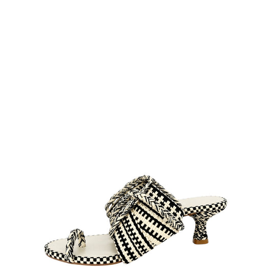 Sandali infradito donna "Antolina Paris" BONITA.001 Collezione Primavera/Estate 2026 - Bianco e nero