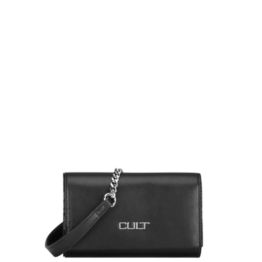 Borsa donna a spalla "CULT" Suzy  Collezione Autunno/Inverno - Nero